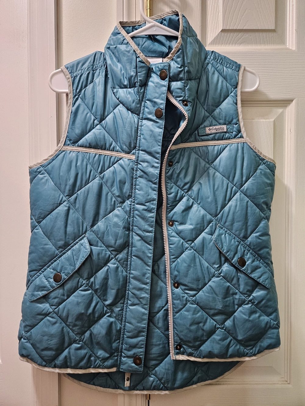 Columbia Teal Quilted Puffer Vest